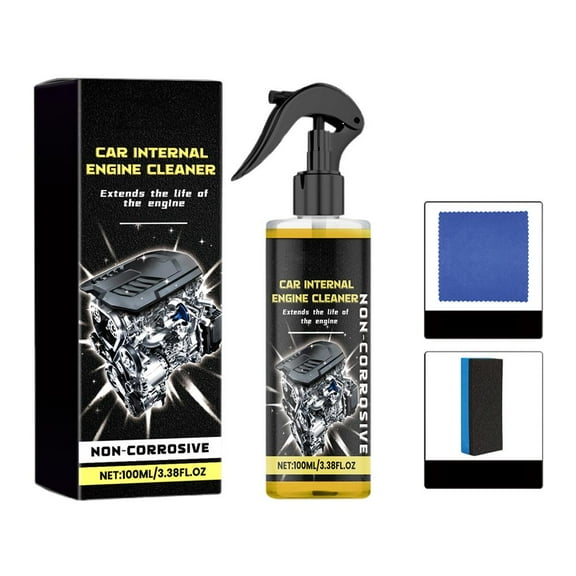 Car Engine Bay Cleaner Powerful Decontamination Degreaser Mud Removal No-disassembly Compartment Cleaning Auto Agent Cleaning converter injector additive spray duty can can wheel heavy cleaner