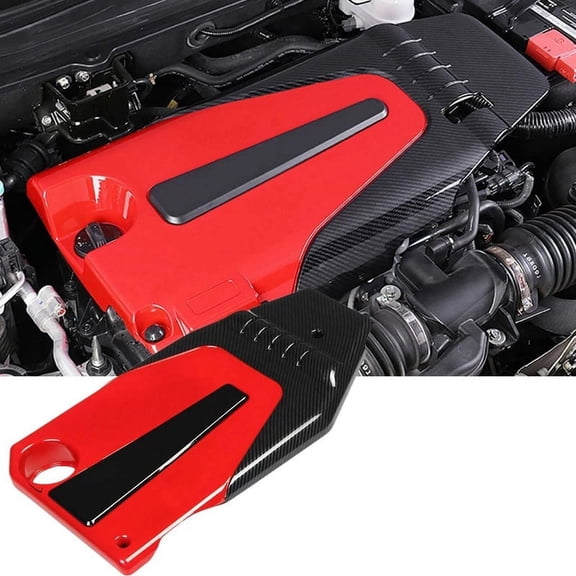 Car Engine Cover Bonnet Hood ABS Carbon Fiber Style Fit for Accord 10Th 2016-2018