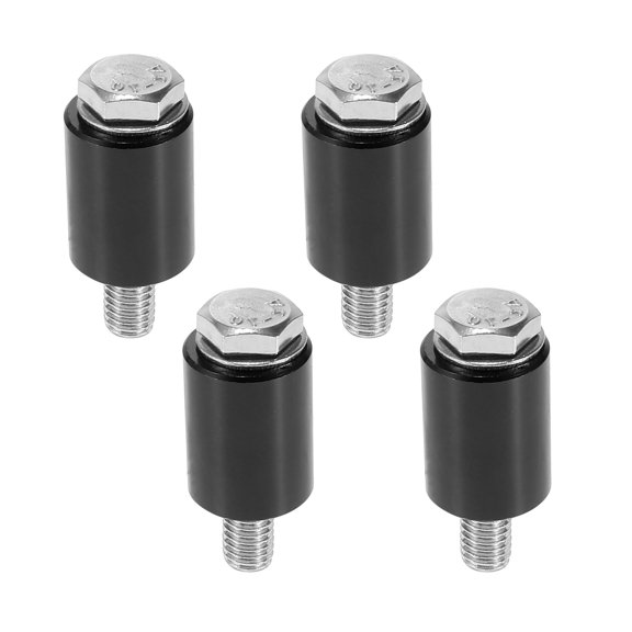 Car  Engine Motor Hood Vent Spacer Riser Hood Spacer Riser Kit Aluminum Alloy 8mm Black