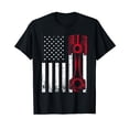 thumbnail image 1 of Car Enthusiast - American Flag Piston Muscle Car Gift T-Shirt, 1 of 5