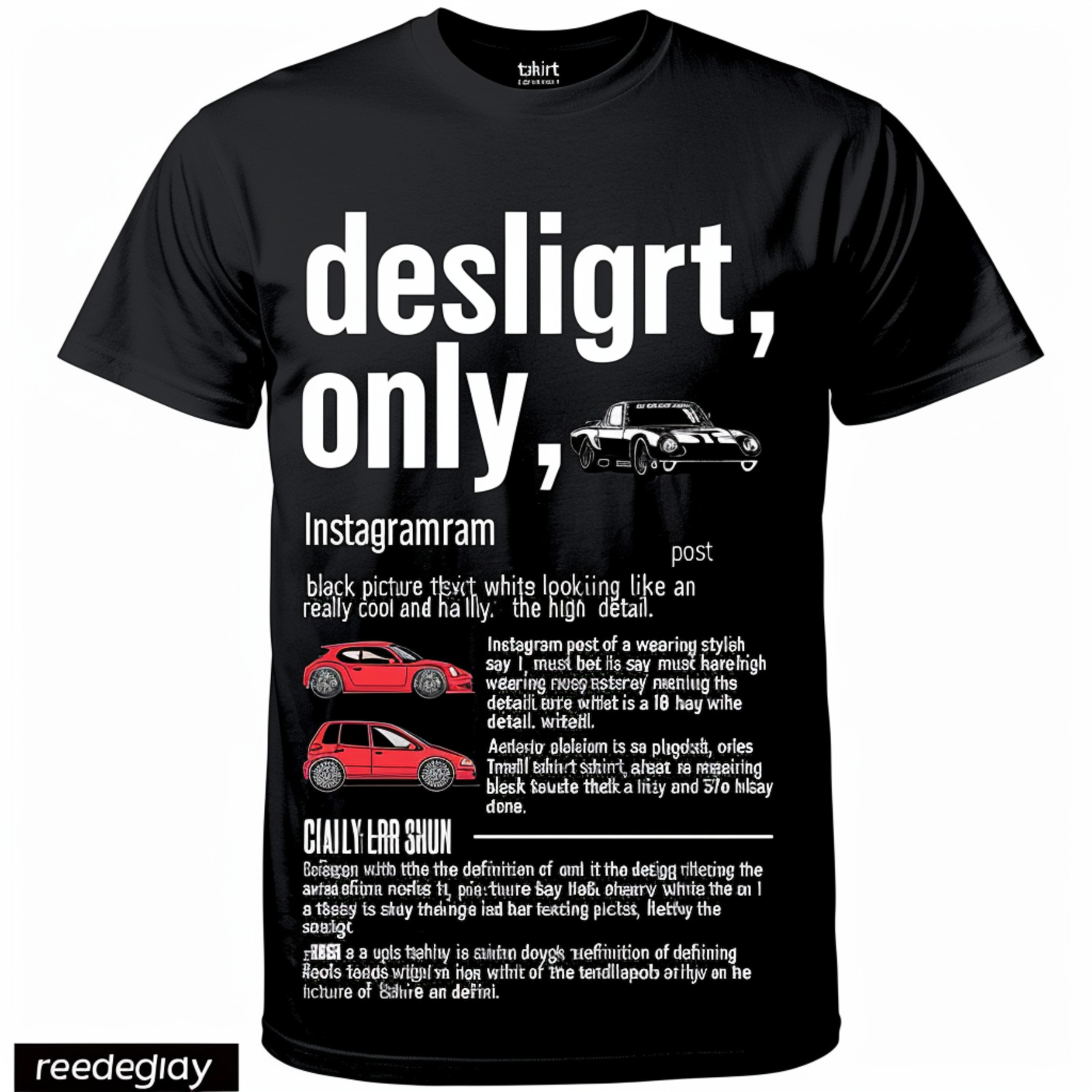 Car Enthusiast Definition Tee Stylish 'Carguy' Design Cool Car Guy