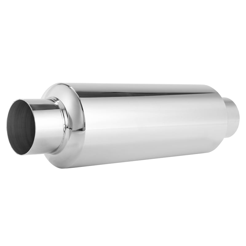 Glasspack 2 Inch Muffler Exhaust Pipe, Universal Performance Resonator Dual  Loud Exhaust Tip 2 Inch Inlet for Trucks Car