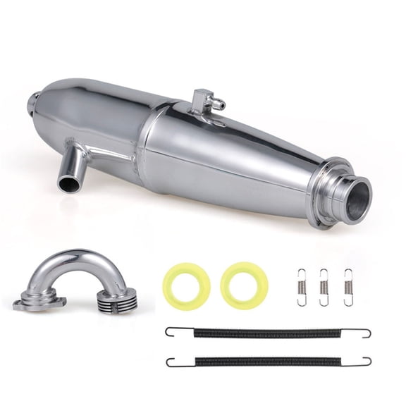 Car Exhaust Pipe Exhaust Joint Tube for HSP Redcat 1/8 Remote Control Car/SH GO 21/28 Engine Model Upgrade Accessory