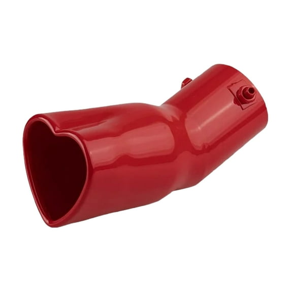 Car Exhaust Pipe - Universal Double Pipe Heart-Shaped Tail Throat | Modified Muffler Tip for Sedans SUVs Sports Cars | Stylish Stainless Steel | Easy Installation | Enhanced Airflow | 1 Piece