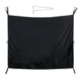 thumbnail image 1 of Universal Car Side Window Sun Shade Curtain Heat Reusable Washable Fabric 230x180cm for Sedan Minivan Camper, 1 of 6