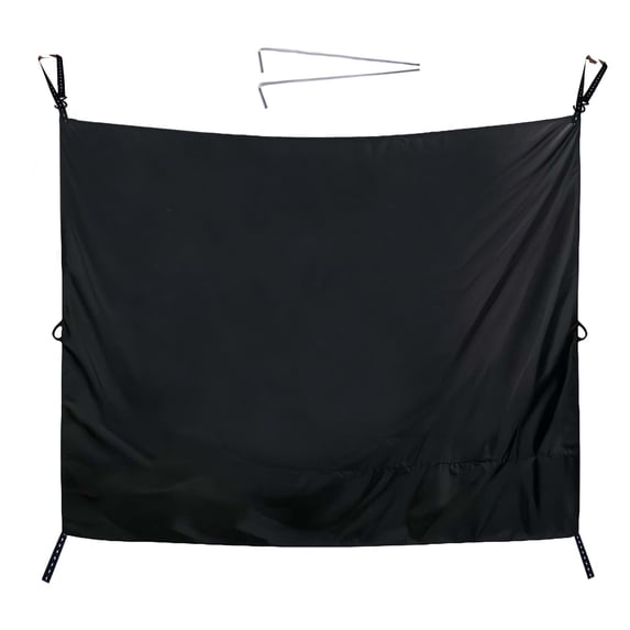 Universal Car Side Window Sun Shade Curtain Heat Reusable Washable Fabric 230x180cm for Sedan Minivan Camper