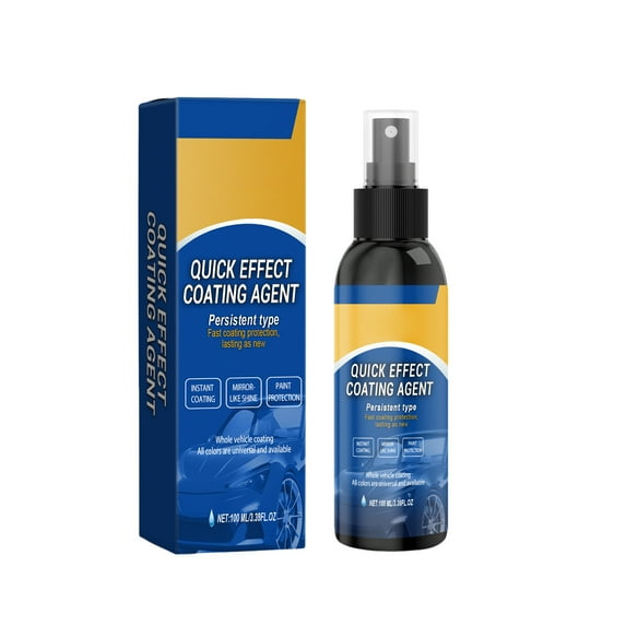 Car Exterior Accessories Quick Effect Coating Agent Spray - Advanced Functional Spray for Car Care Long Lasting Waterless Wash Easy Use 100ml Solution for All Vehicles