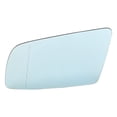 thumbnail image 1 of Car Exterior Mirrors Glass, Blue Left Side Driver Electrical Heating Heated Rearview Lens Wing Mirror Glass Fit for 5 Series E60 E61 2003-2010, 1 of 8