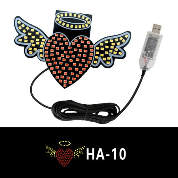 Car Eye Lights Led Decorative Expression Lights Rear Window Interior Lights