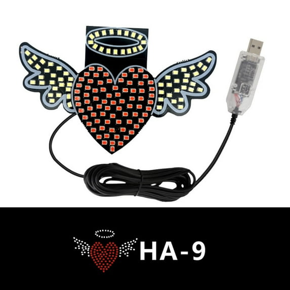 Car Eye Lights Led Decorative Expression Lights Rear Window Interior Lights