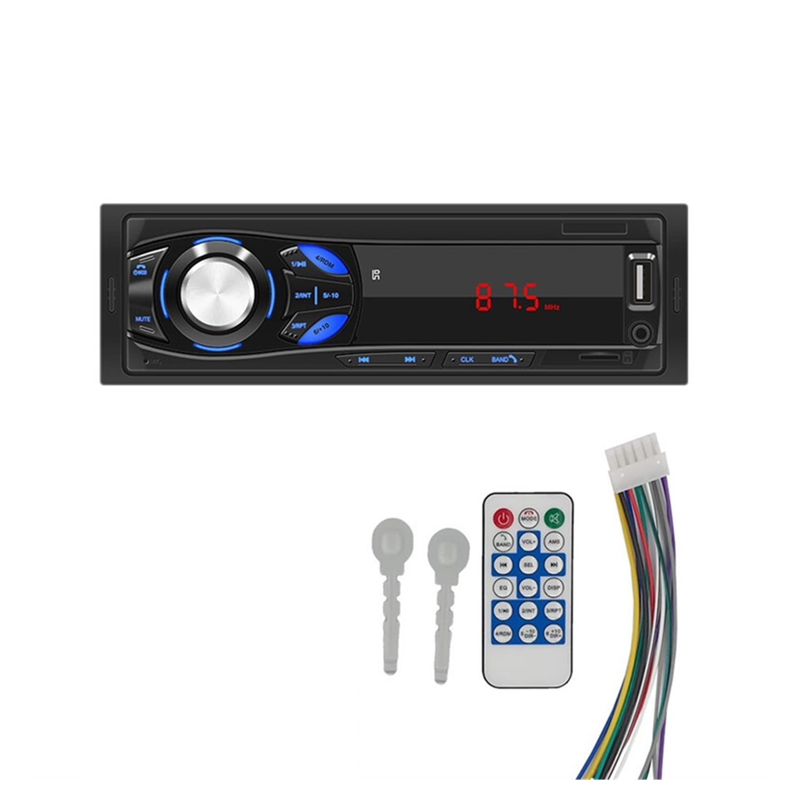 Car FM Radio Digital Bluetooth Audio Stereo 12V Car Radio Autoradio ...