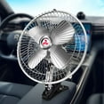 thumbnail image 1 of Car Fan,12V/24V Rotatable Powerful Quiet Ventilation With Strong Wind Silent With Adjust-able &Cigare-tte Lighter Plug,Aluminum Alloy Fan Blade Home Decor Christmas Gifts Of The Day, 1 of 7