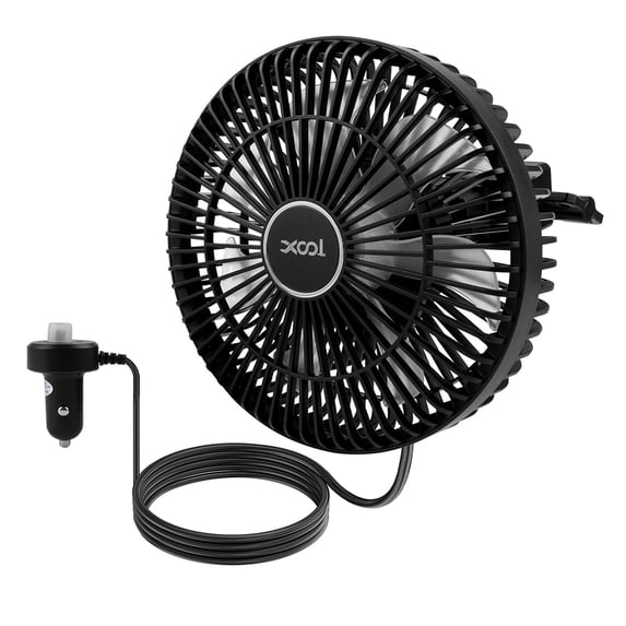 ENLOY, Car Fan with Clip, 9 Inch, 360¬∞ Rotatable Stepless Speed ...