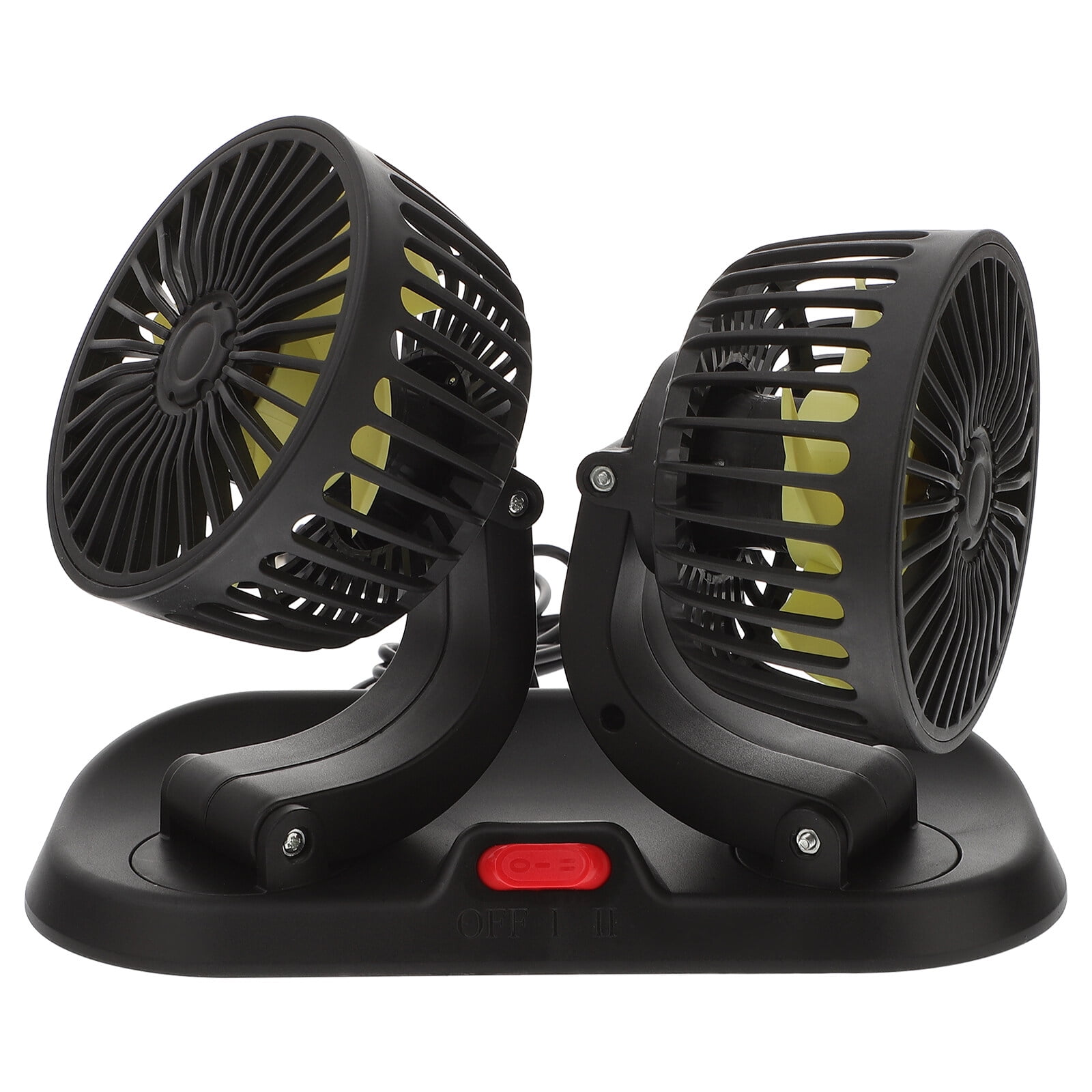 Car Fan, Dual Car Fan Plugs into Cigarette Lighter 12V Car Cooling Fan Car Fans for Summer