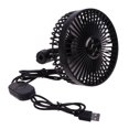 thumbnail image 1 of Car Fan USB Powered Car Circulator Fan 3 Speed Cooling Vehicle Fan for Car Rear Back for Seat Passenger Pet, 1 of 10