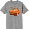 thumbnail image 1 of Car Fanatic Orange Vintage Car Crew Neck Short Sleeve Adult T-shirt-Medium-Heather Gray, 1 of 3