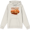 thumbnail image 1 of Car Fanatic Orange Vintage Car Long Sleeve Adult Hooded Sweatshirt-Medium-Sand, 1 of 3
