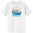 thumbnail image 1 of Car Fanatic Vintage 1963 Car Technical Drawing Men's White Graphic Tee-Large, 1 of 4