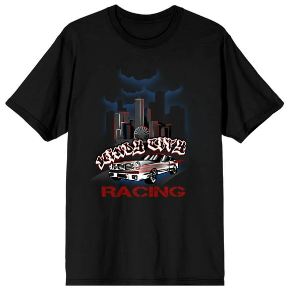 Car Fanatic Windy City Racing Crew Neck Short Sleeve Men's Black T-shirt-XXL