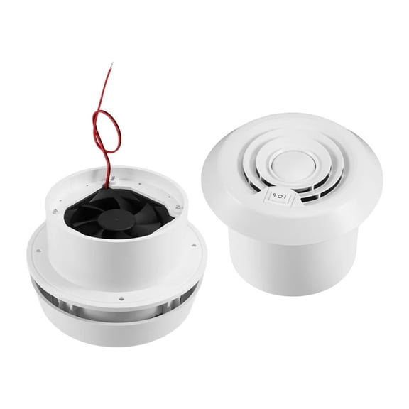 Car Fanwind Air Vent Outlet Mushroom Head Silent Fan Ventilation Exhaust Fans RV Caravans Air Vent RV Roof Mounted Circular - Quiet Ventilation