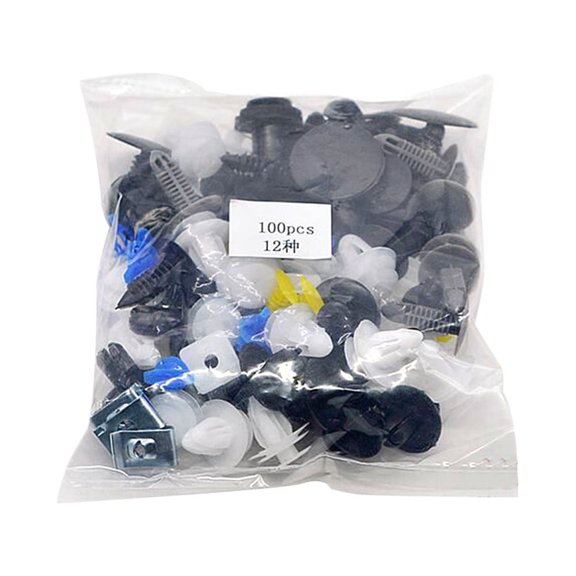 Car Fastener Clips,Clips Auto Rivet Car Clips Panel Liner 100pcs Universal Car Rivet Clip Huiop Buzhi Mewmewcat Ktoo