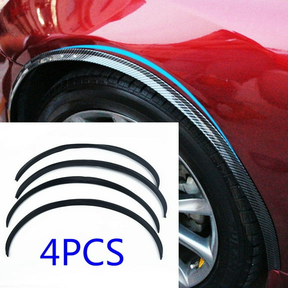 Car Fender Flares Car Wheel Arches Wing Expander Arch Eyebrow-Mudguard Lip Body Kit Protector Cover Mud Guard Universal