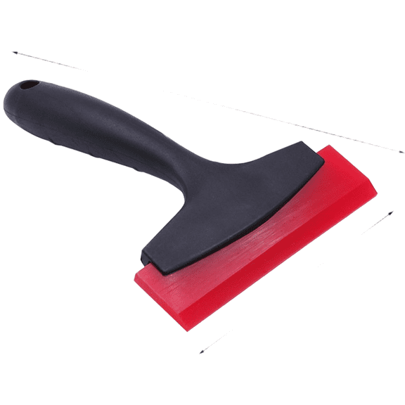 Car Film Scraper Water Squeegee Ergonomic Handle Flexible Plastic Glass Cleaning Tool For Auto Window Tint Application Detailing 18X14cm Lightweight Fit(Trumpet)