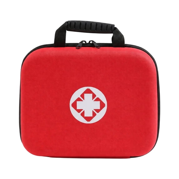 Car First Aid Kit Empty Emergency First Aid Kit Hard Shell Travel First Aid Kit for Home Car Camping Hiking