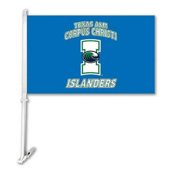 Car Flag W/Wall Brackett Texas A & M Corpus Christi Islanders - 37021
