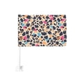 thumbnail image 1 of Car Flag12x18 No Pole Is Not Easy To Fade Fast Dry Hole Design Can Wear Flagpole Easy To Install For Car Family Business Travel Animal Print Style Mediumorchid_2, 1 of 8