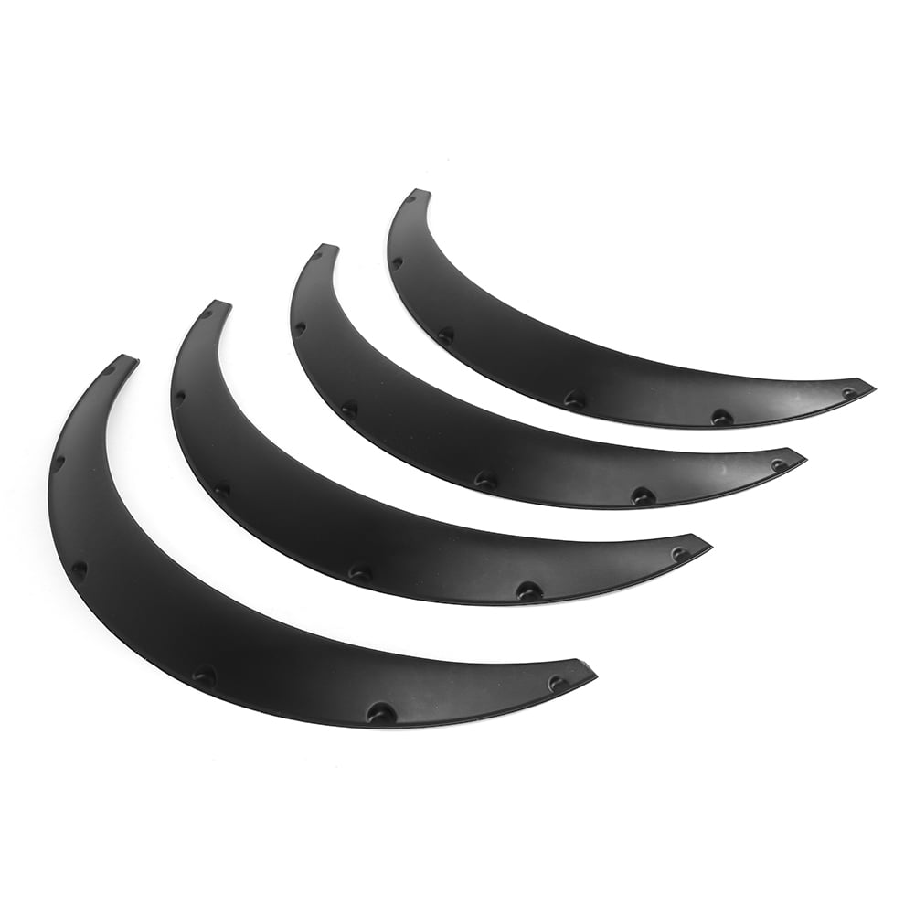 Car Flares Car Mudguard Auto Mud Flaps 4pcs 90mm 3.5in Flexible Flares