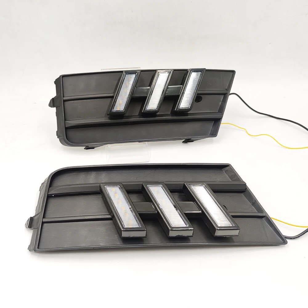 Car Flashing 2PCS For Skoda Octavia RS A7 2016 2017 12V ABS LED DRL