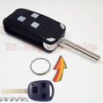 thumbnail image 1 of Car Flip Key Modified Case Shell For Lexus 3 Buttons Remote Key Long Blade 48mm, 1 of 9