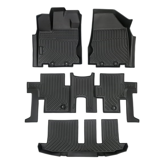 Car Floor All-Weather Rubber Liners-Car Floor Mats All-Weather TPE Rubber