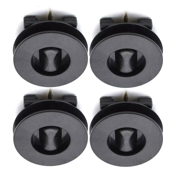 Car Floor Mat Fixing Clamps/Fastener Black Grips for Secure and Durable Mat Installation in Any Car, 4Pcs