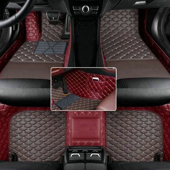 Car Floor Mats for 99.9% Cars SUV Sports Customize Liners Car Floor mat All Weather Pads Leather Full Coverage Emergency Waterproof Custom Floor mats Carpets