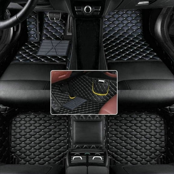 Car Floor Mats for 99.9% Cars SUV Sports Customize Liners Car Floor mat All Weather Pads Leather Full Coverage Emergency Waterproof Custom Floor mats Carpets
