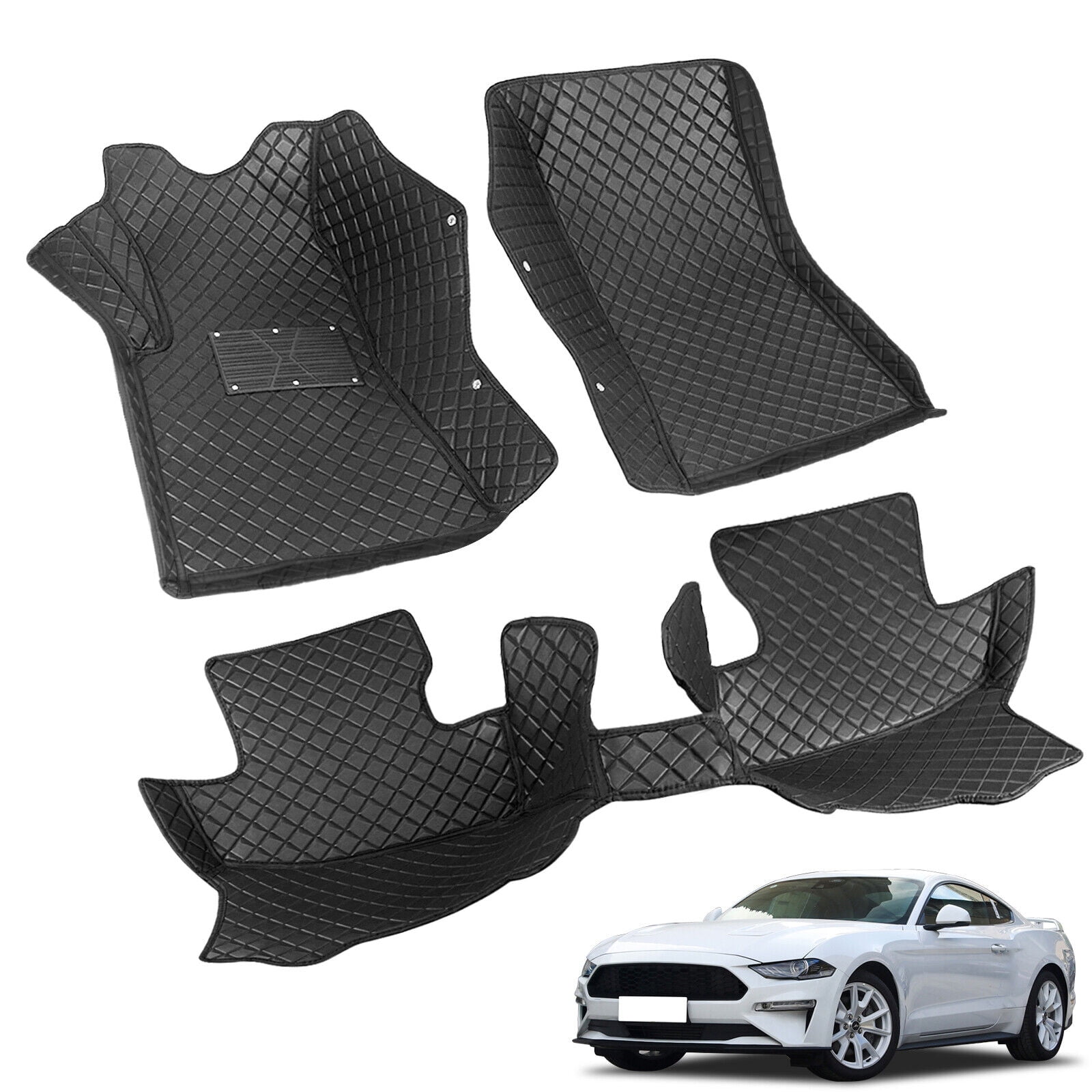 PantsSaver Custom Fit Car Floor Mats for Ford Mustang 2017 4 pc