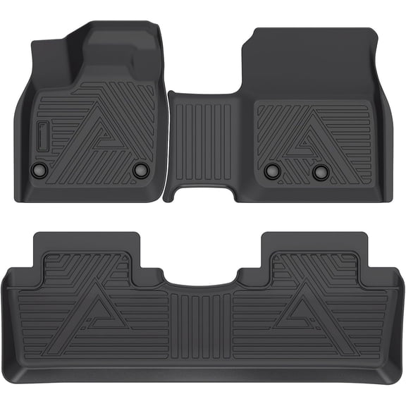 Car Floor Mats Custom Fit for Honda HR-V 2015 2016 2017 2018 2019 2020 2021 2022 Black Red Rubber Car Floor Liners Set All Weather Protection Heavy Duty Odorless