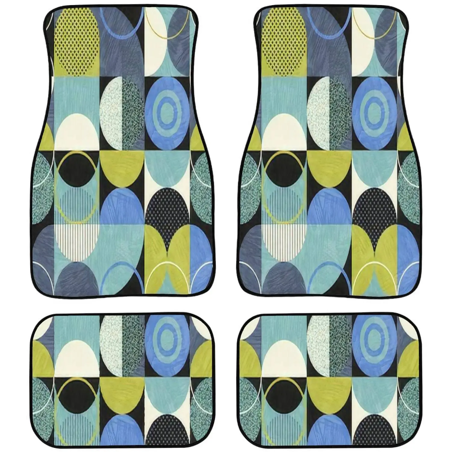 Car Floor Mats Pastel Terracotta Art Print Abstract Modern Painting
