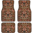 thumbnail image 1 of Car Floor Mats Set of 4,Antique Oriental Turkish Persian Carpet Front Rear Carpets Mat Decorative Car Floor Carpets Rugs Non-Slip Auto Car Accessories Universal Fit for Car SUV Truck Van, 1 of 6
