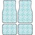thumbnail image 1 of Car Floor Mats Set of 4, Oriental Antique Blue Kilim Rug Vehicle Front Rear Carpets Mats Car Floor Rugs Non-Slip Auto Foot Mats Car Accessories Universal Fit for Car SUV Truck Van, 1 of 7