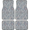 thumbnail image 1 of Car Floor Mats Set of 4, Oriental Persian Turkish Carpet Pattern Vehicle Front Rear Carpets Mats Car Floor Rugs Non-Slip Auto Foot Mats Car Accessories Universal Fit for Car SUV Truck Van, 1 of 7