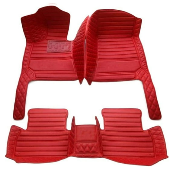 Car Floor Mats for 95% Custom Style Full Coverage All Weather Protection Non-Slip Leather Floor Liners