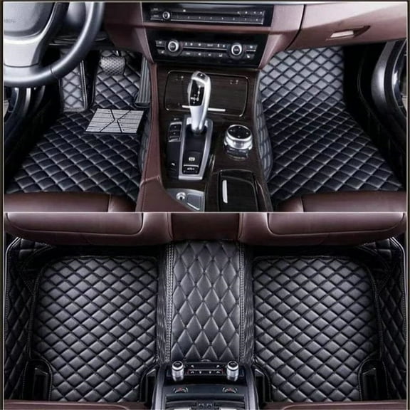 Car Floor Mats for 95% Custom Style Full Coverage All Weather Protection Non-Slip Leather Floor Liners