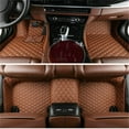 thumbnail image 1 of Car Floor Mats for 95% Custom Style Full Coverage All Weather Protection Non-Slip Leather Floor Liners, 1 of 7