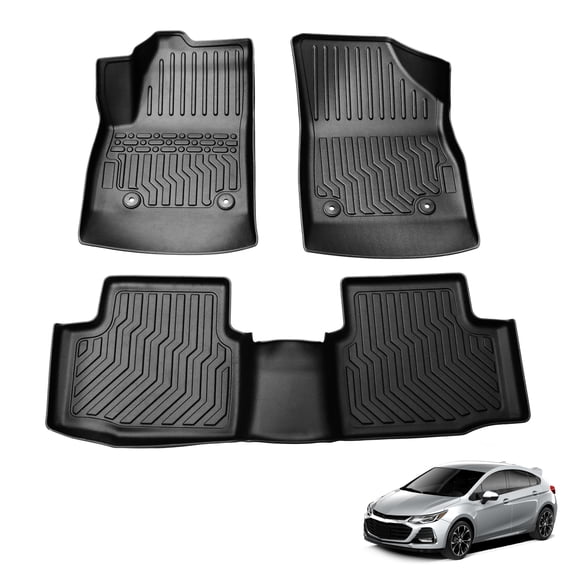 Car Floor Set All Weather Protection Front and Rear-Car Floor Mats