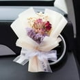 thumbnail image 1 of Car Flower Bouquet - Elegant & Long-Lasting, Perfect for Cars, Unique Gift Idea, 1 of 9