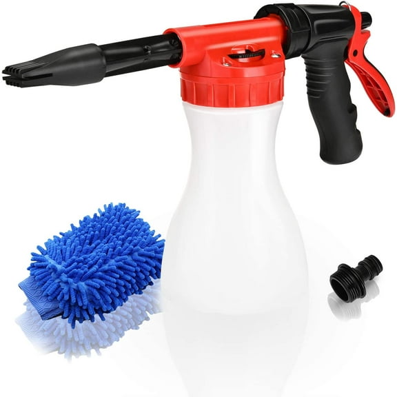 Car Foam Gun, - Adjustable Ratio Dial Sno Soap Gun Fit Lo ater Pressure Universal Standard Garden Hose, Blaster asher Sprayer for Home Use
