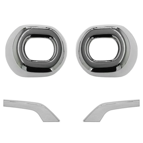 Car Fog Lamp Decorative Frame with Exclusive Customization, Endowed with High-End Electroplating, Suitable for Latest Models